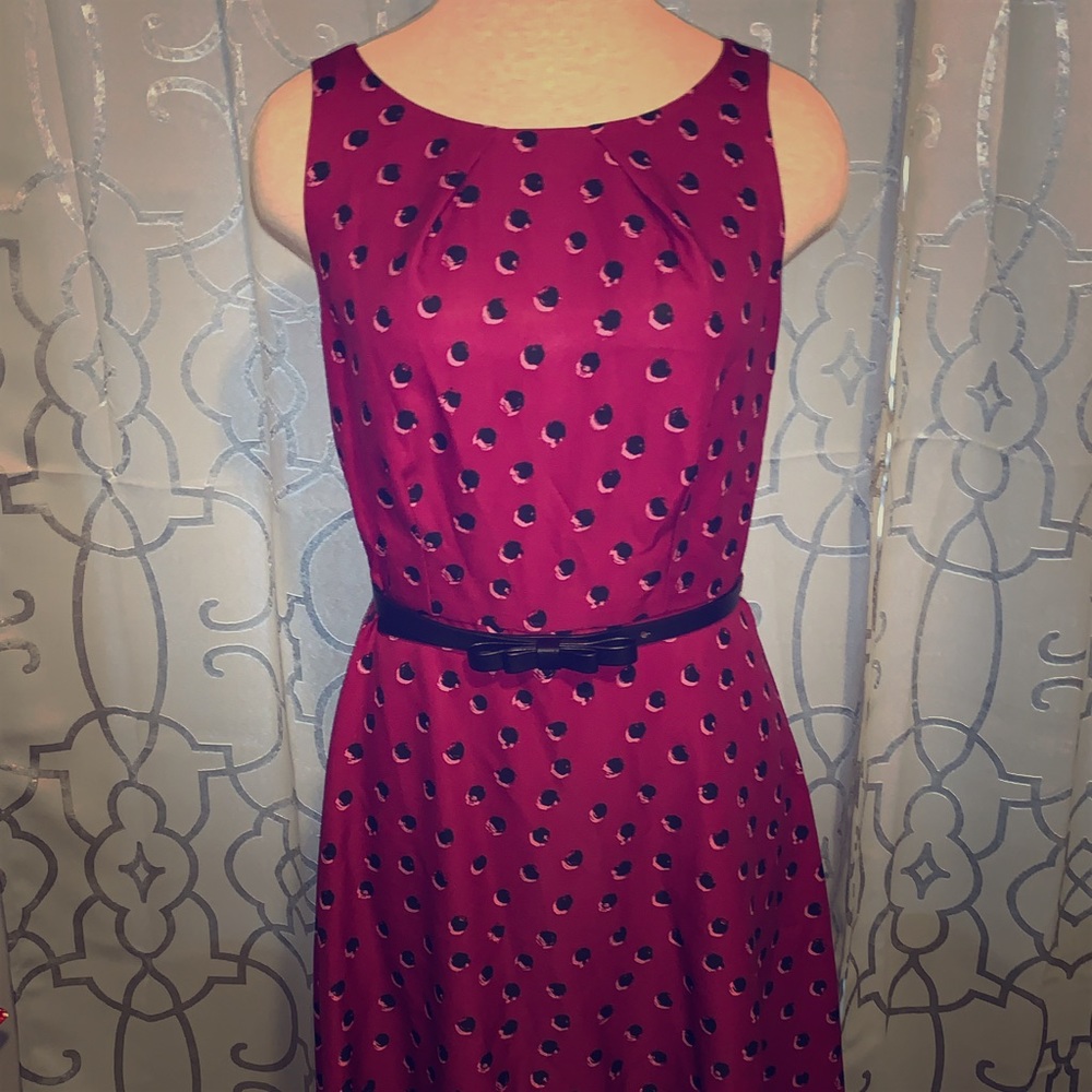Vintage Style Elle Dress Size S Belt Included FLAW